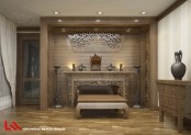 Thiết kế nội thất phòng thờ
