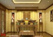 Thiết kế nội thất phòng thờ