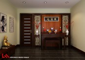 Thiết kế nội thất phòng thờ